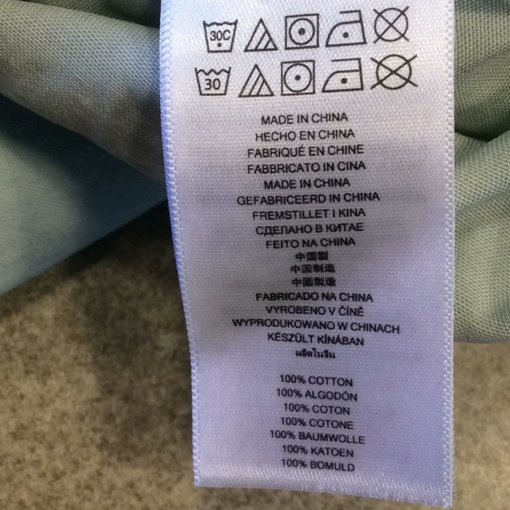MICHAEL Michael Kors Light Denim Wash Shirt- Small - Picture 12 of 16